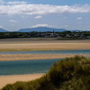 Looking to Killala from Bartragh  Island.