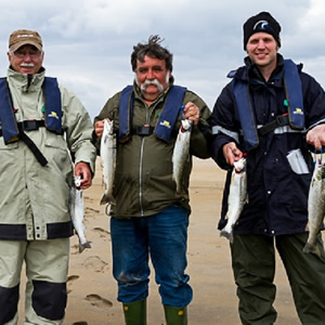 A successful day for these visiting anglers. July 2013.